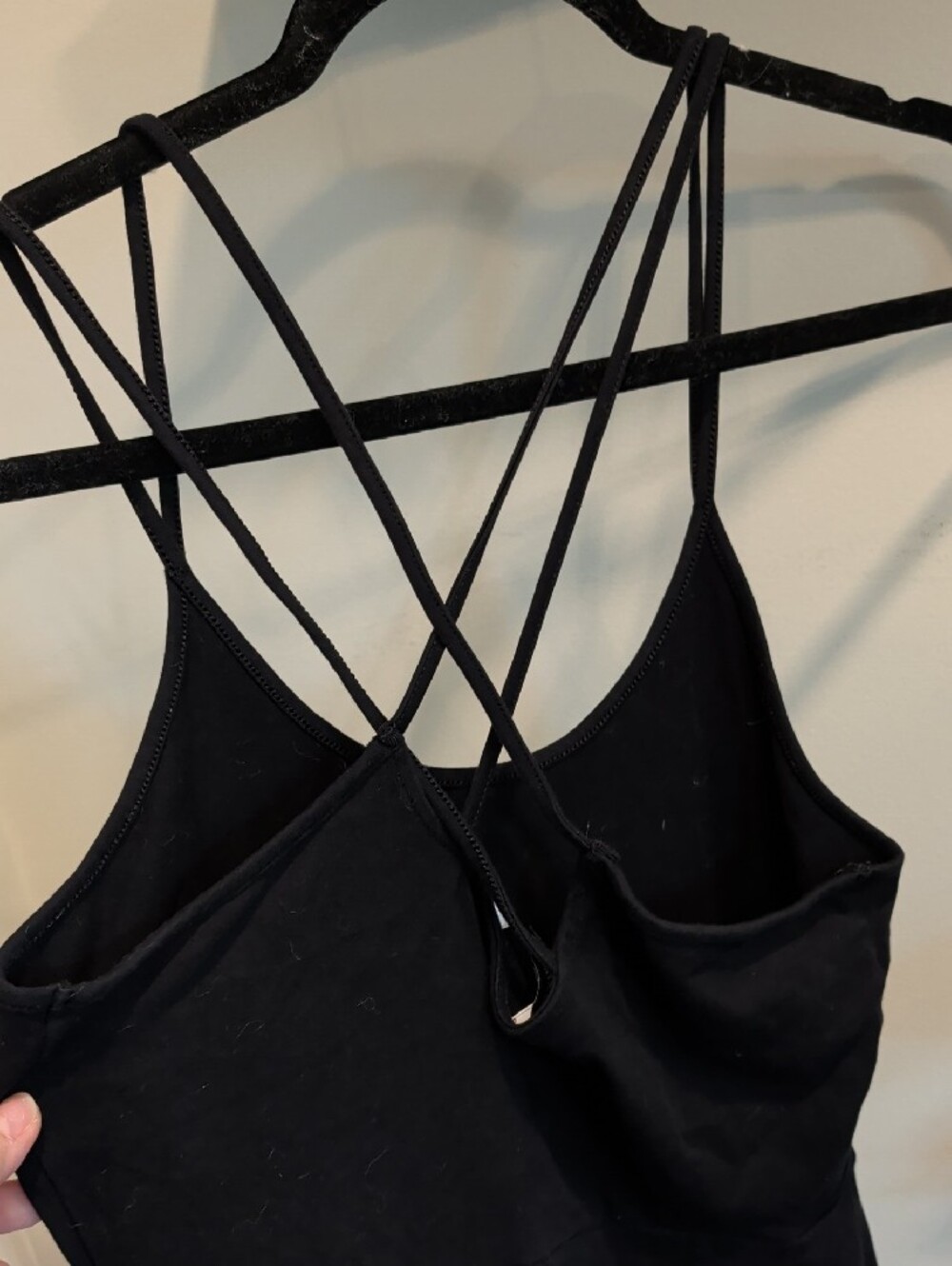Express Black Strappy Mini Dress - Picture 2 of 4